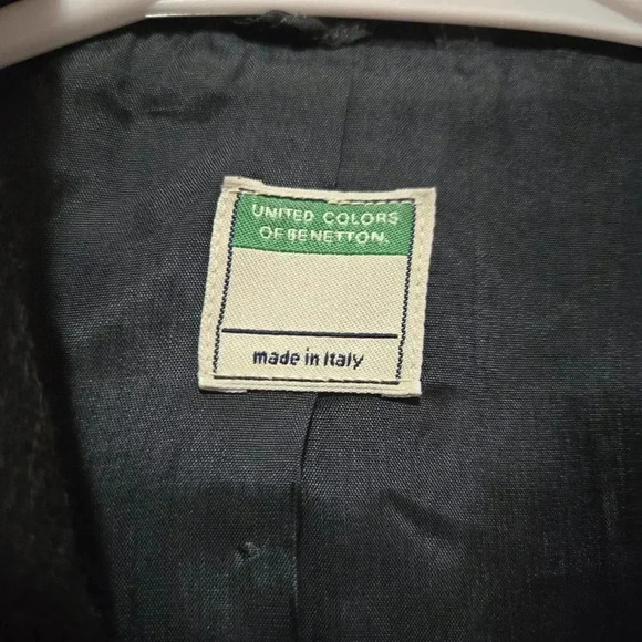 United Colors of Benetton Men's Blazer black size 40 #217 - Picture 4 of 6